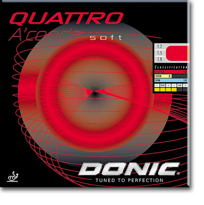 Donic Quattro A'Conda SOFT - more backspin