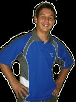 Dawei Sports Shirt Blue - 100% MicroFiber Polyester