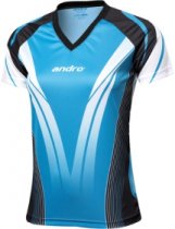 andro Polo TAJO Women V-Neck blue/black