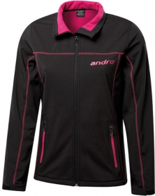 andro Women Softshell Jacket, black/magenta
