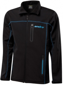 andro Softshell Jacket Men black/blue