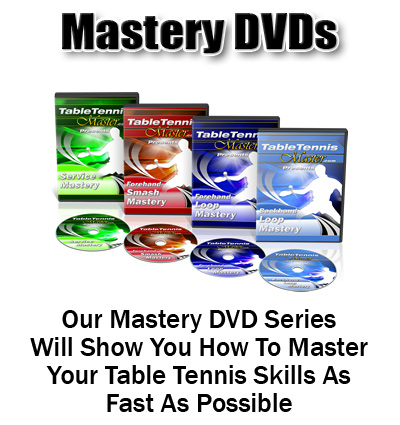 Table Tennis Master - Complete Set of 4 DVD's