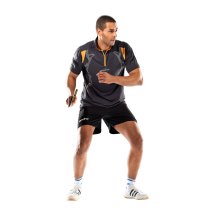 andro Polo Kaga Grey /Orange 100% Polyester IndoorDRY