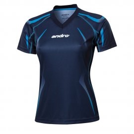 andro Polo Netis Women V-Neck Dark Blue