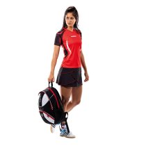 andro Polo Netis Women V-Neck Red