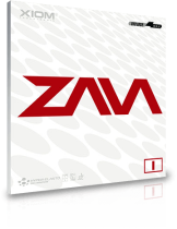 Xiom Zava 1, Short Pimples Tensor rubber