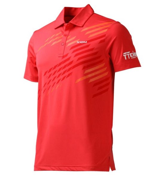 Xiom Polo Blaze Red, made with "Coolever Fibres"
