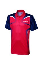 andro Polo Ripoll Azure Red/Dk Blue 100% Polyester IndoorDRY
