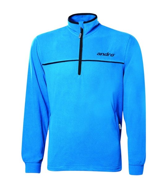andro Training Fleece, Blue/Blk