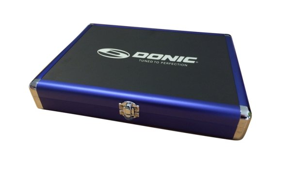 Donic Aluminium Bat Case Black/Blue