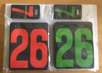 Replacement Flipper Numbers - Suits Stiga, DHS, Stag, Radak etc