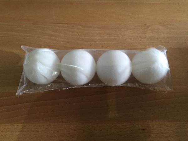Double Fish 44mm Oversize Ball Bag of 4 - white
