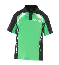 andro Polo Deimos Green/Blk 100% Polyester IndoorDRY