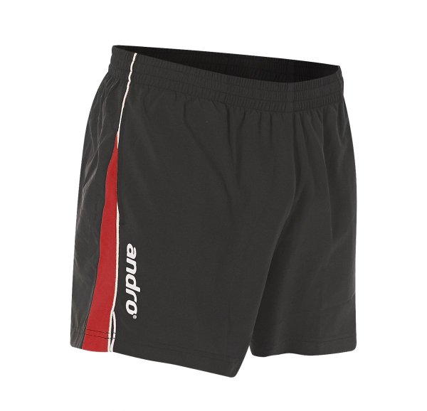 andro Table Tennis Shorts Asco - black/red