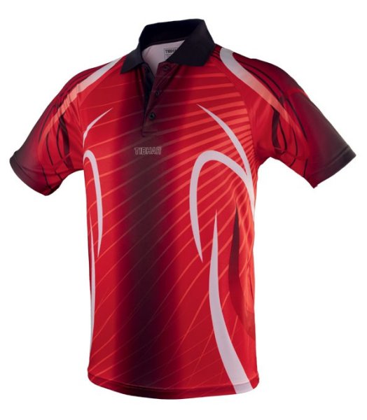 TIBHAR BEAT SHIRT Red/Blk 100% Polyester