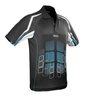 TIBHAR Cube SHIRT Blk/Blue 100% Polyester