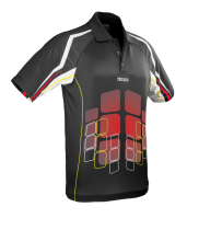 TIBHAR Cube SHIRT Blk/Red 100% Polyester