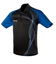TIBHAR SHIRT JAZZ Blk/Blue 100% Polyester
