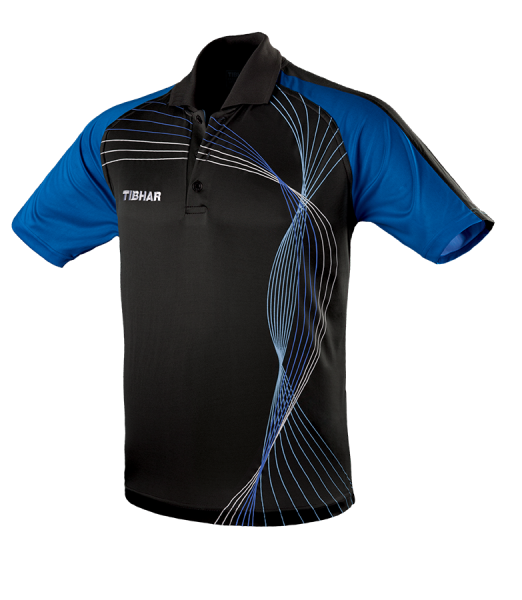 TIBHAR SHIRT JAZZ Blk/Blue 100% Polyester