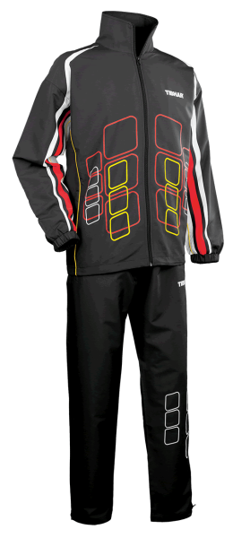 Tibhar Tracksuit Cube Complete Black/Red