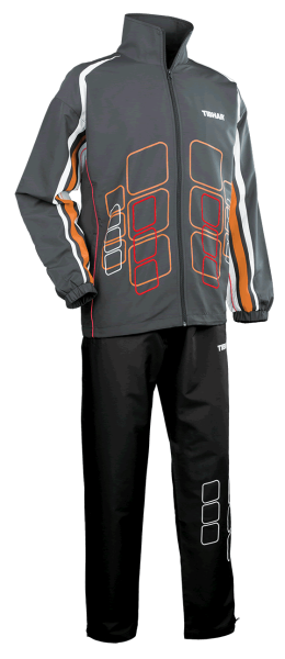Tibhar Tracksuit Cube Complete Grey/Orange