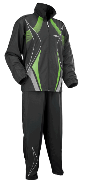 Tibhar Tracksuit Race Complete Black/Green