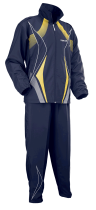 Tibhar Tracksuit Race Complete Navy/Yellow