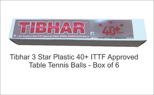 Tibhar balls 3*** 40+ SYNTT NG (6-pack)