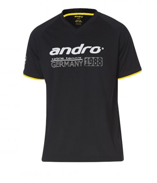 andro Meru T-Shirt Blk/yellow