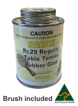 Radak RC29 Regular VOC Based Table Tennis Glue - 250ml inc Brush