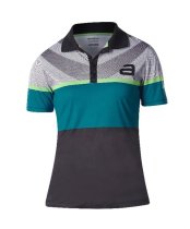 andro Polo Blake Women Blk /Green 100% Polyester IndoorDRY