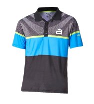 andro Polo Blake Black/Blue 100% Polyester IndoorDRY