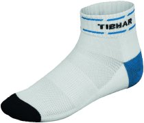 Tibhar Table Tennis Sock Classic, White/Blue