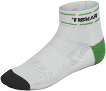 Tibhar Table Tennis Sock Classic, White/Green