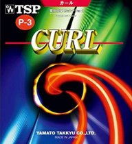 TSP CURL P-3 - easy to use long pimple rubber