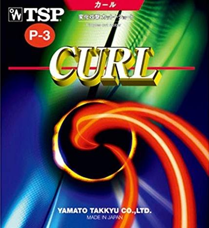 TSP CURL P-3 - easy to use long pimple rubber