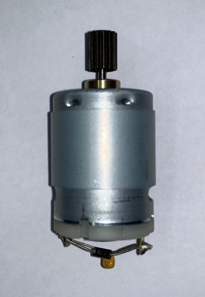 Newgy Spare Part 2050-158A Ball Feed Motor w/ Gear, Diode and Capacitor