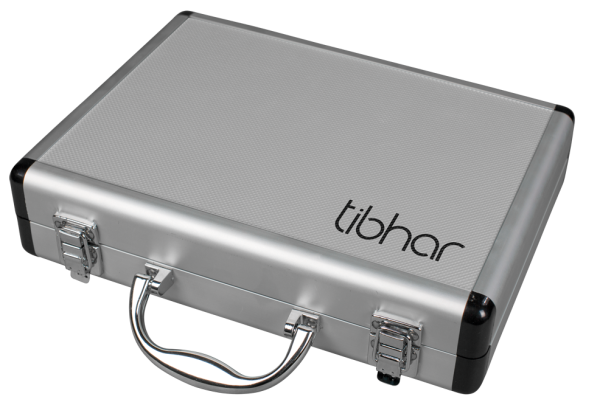Tibhar Bat Case Aluminium with Carrying Loop (2 bats)