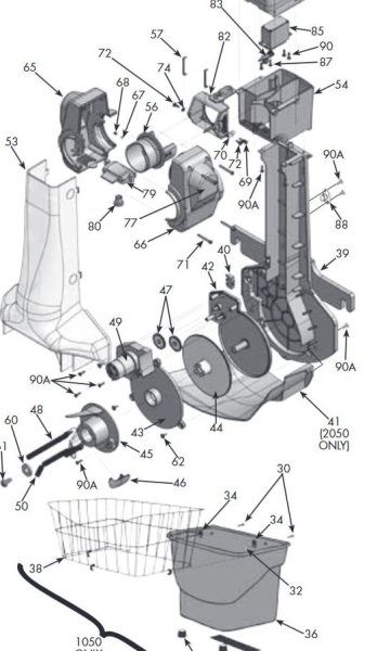 Newgy Spare Part 2040-178, RH Steel Ball Spring