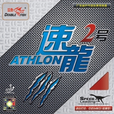 Double Fish Athlon 2 - High Bounce Rubber, Desigined for the 40+ Ball
