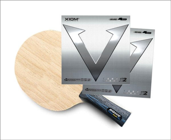 Donic Persson Powerplay + Xiom Vega Pro Rubbers