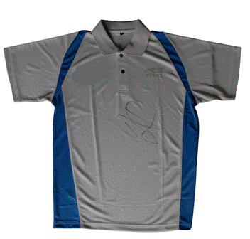 Yinhe Sports Shirt Grey - 100% MicroFiber Polyester