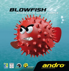 andro Blowfish Fast Short Pips - Tensor